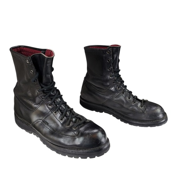 Danner Combat Work Boots sz 11.5D** Men Gore Tex 200G Black Leather Vibram USA - Picture 1 of 16